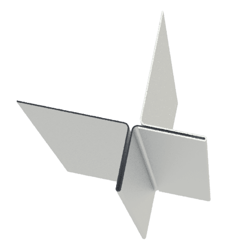 Alu hjørneprofil til udvendigt hjørne