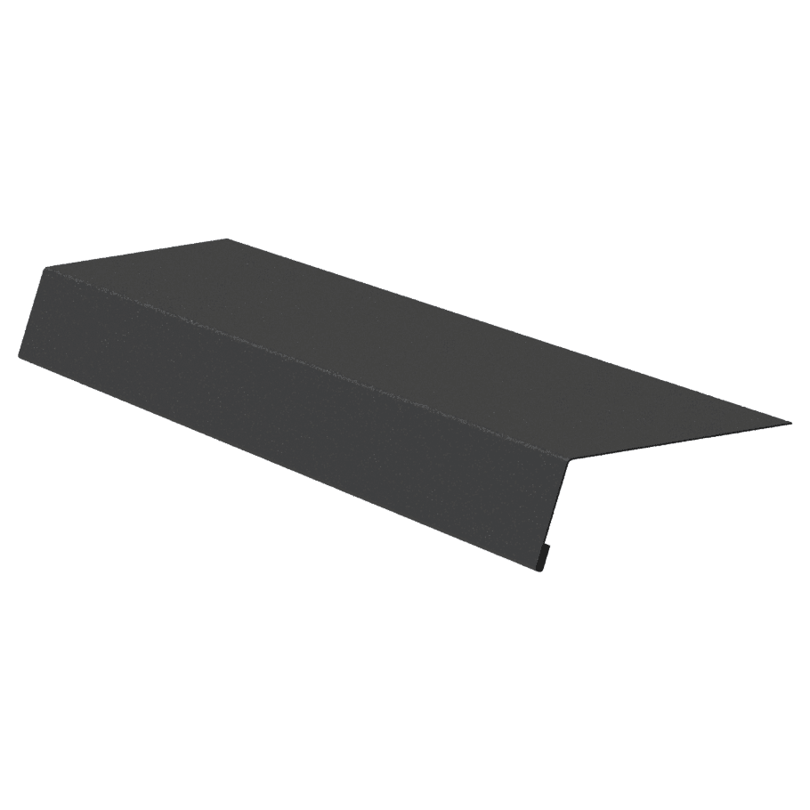 Her ses et fodblik i sort aluminium. Fodblikken kan fås i flere forskellige farver og i flere materialer