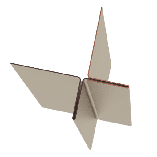 Kobber hjørneprofil til udvendigt hjørne