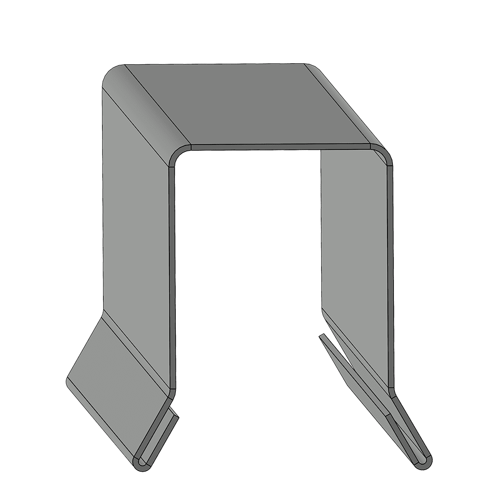 Sternkapsel som fås i zink, alu og kobber